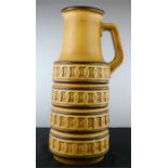 A large West German pottery jug, no. 429-45, 45cm high.