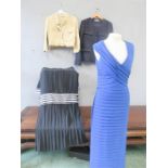 Two Gina Bacconi evening dresses and a Gina Bacconi jacket. a Helena Soreel Jacket.