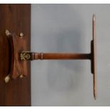 A fine walnut occasional table circa 1800, manner of George Smith, with single fluted central