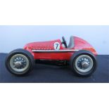 A Schuco Studio 1050 red racing car model no 2144461.