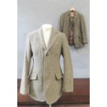 A Saddle Master Tweed riding jacket and a Pytchley Parr & Co of Leicester riding jacket.