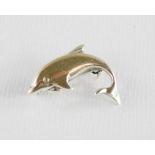 Ola Gorie sterling silver dolphin brooch.