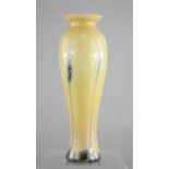 A vase made by Caithness Glass in Scotland c1990, 25cm high.