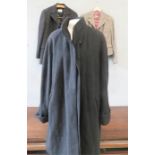A Jocavi jacket, size 12, a Betty Barclay jacket, a black hooded scarf with fake fur trim, and a