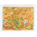 A 1930s Art Deco hand painted Chinoiserie decorated ladies card case.