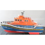 A model lifeboat, 48cm long.