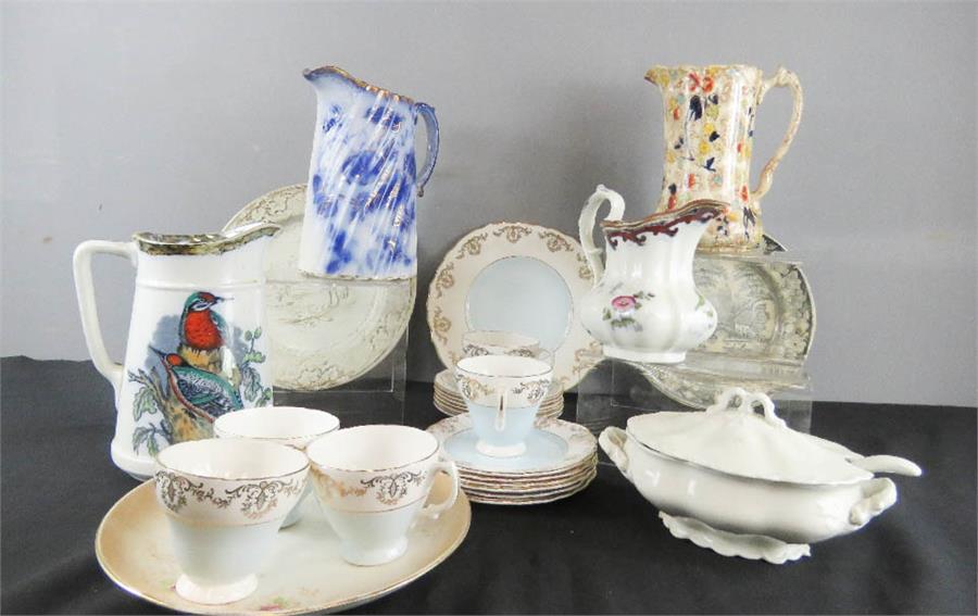 A group of Victorian and later ceramics including a Royal Mail part service, and an SK & Co