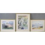 W H Cooper: prints: Down The Cumbrian Esk, October Sun Coniston Water, Langdale Pikes and Oak