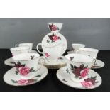 A Crown Regent bone china part tea service.