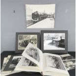 A collection of Railway photographs, including steam engines, for example Oaklands Welwyn,