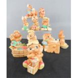 A group of eleven Pendelfin figures to include Moppet, Barney Bundle, Pieface and Cooke.