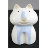 A John Jenkins Japanese porcelain cat form money box.