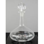 A crystal decanter, signed to the base, and numbered 4200-731.