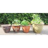 Four garden jardineres / planters.