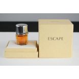 A bottle of vintage Calvin Klein in original box, Escape.