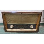 A vintage radio.