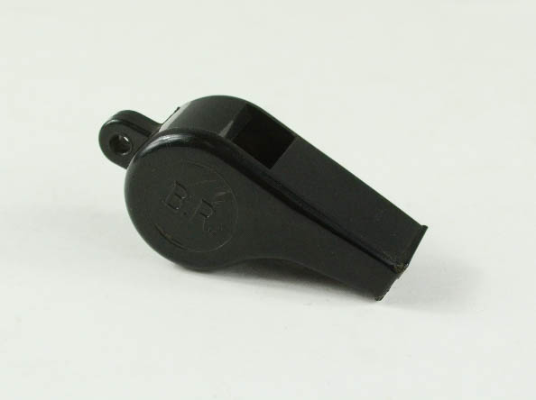 An Acme British Rail whistle, 50s/60s bakelite.