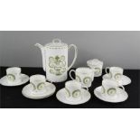 A Susie Cooper porcelain part coffee service.