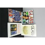 Reference books on Glass: Tiffany, Stained Glass, Antique Glass, Glass Source book.