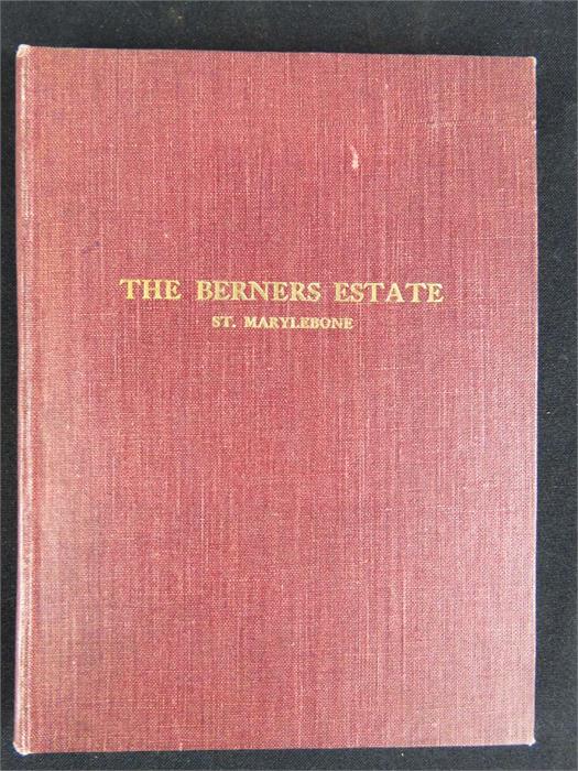 The Berners Estate, St Marylebone, by John Slater, printed by Unwin Brothers Ltd 1918, together with - Bild 2 aus 2