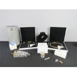 A group of Swarovski crystal including jewellery, mostly boxed with certificates.