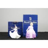 Two Royal Doulton porcelain figures, both boxed.