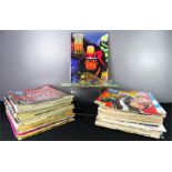 A quantity of 2000 AD Year Books / comics.