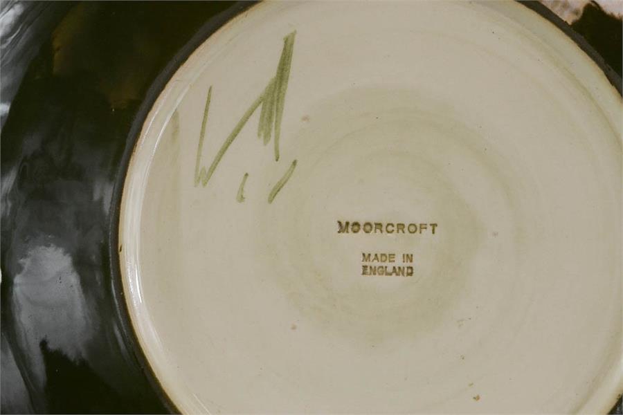 William Moorcroft charger, signed to the base. - Image 3 of 3