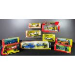A quantity of boxed model cars, to include Corgi, Solido, Polistil and others.