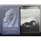 Christopher Paolini, Eragon, 1st, Doubleday, 2004 together with Nicholas Evans, The Horse Whisperer,