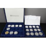 A Diana Princess of Wales silver mint coin collection 1961-1997.