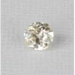 An old cut diamond, approximately 1ct, good colour and clarity.