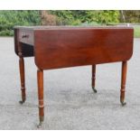 A 19th century mahogany drop leaf tea / pembroke table.