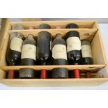 Case of 11 bottles of Pauilliac Borie red wine 1987.