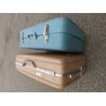 Two 1970s suitcases.