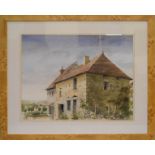 WITHDRAWN Simon Dolby (20th century): French farmhouse, watercolour, signed and dated '98, 47 by