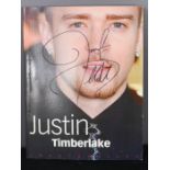 Justin Timberlake, unauthorised, signed, 1st, Bath press, 2003, PB.