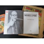 A group of books to include The Illustrated Morecambe by Gary Morecambe, a Biggles book and the