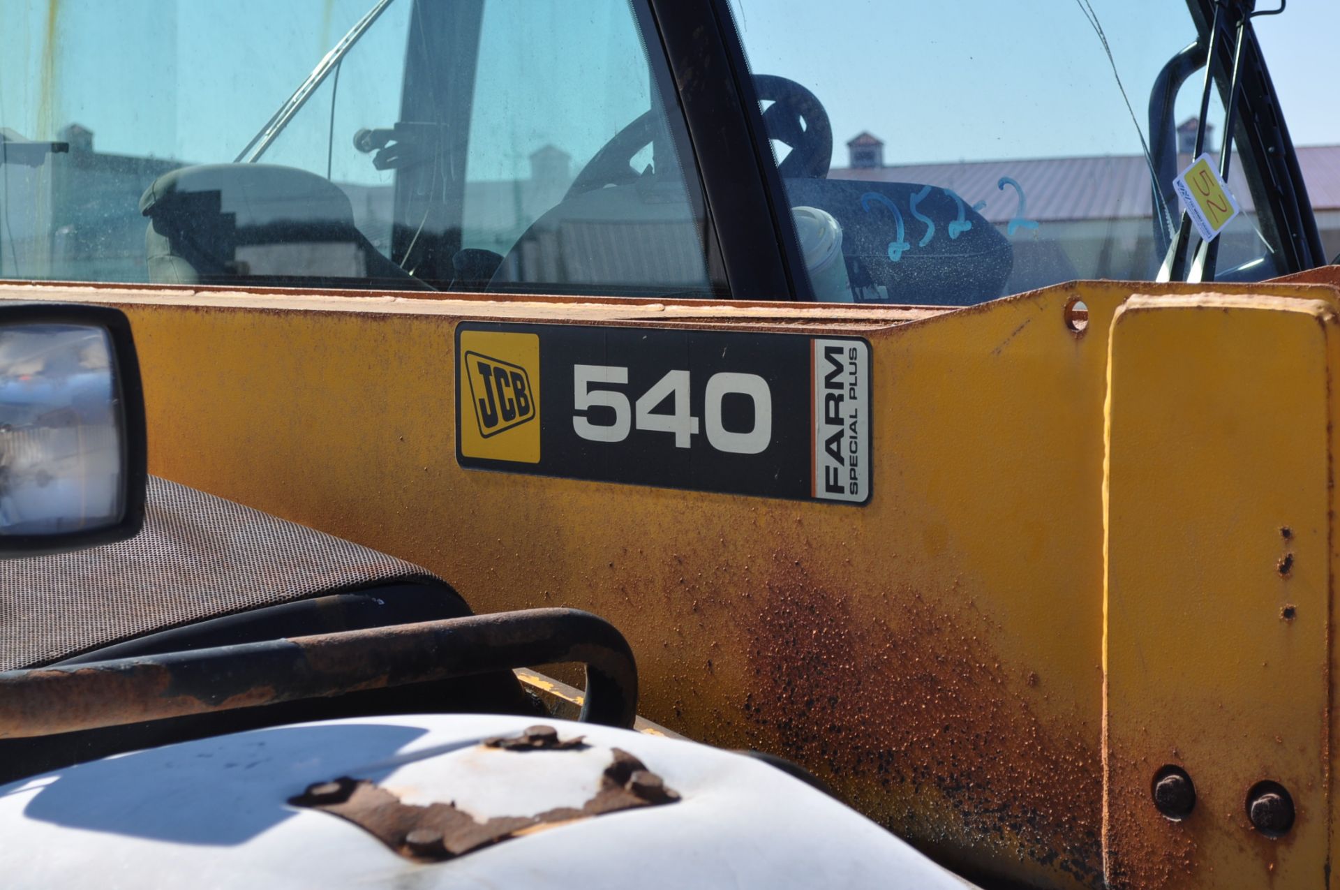 2002 JCB 540 Telehanderler w/ bucket and forks, 19.5L-24 tires, SN 20489, rough - Image 5 of 15