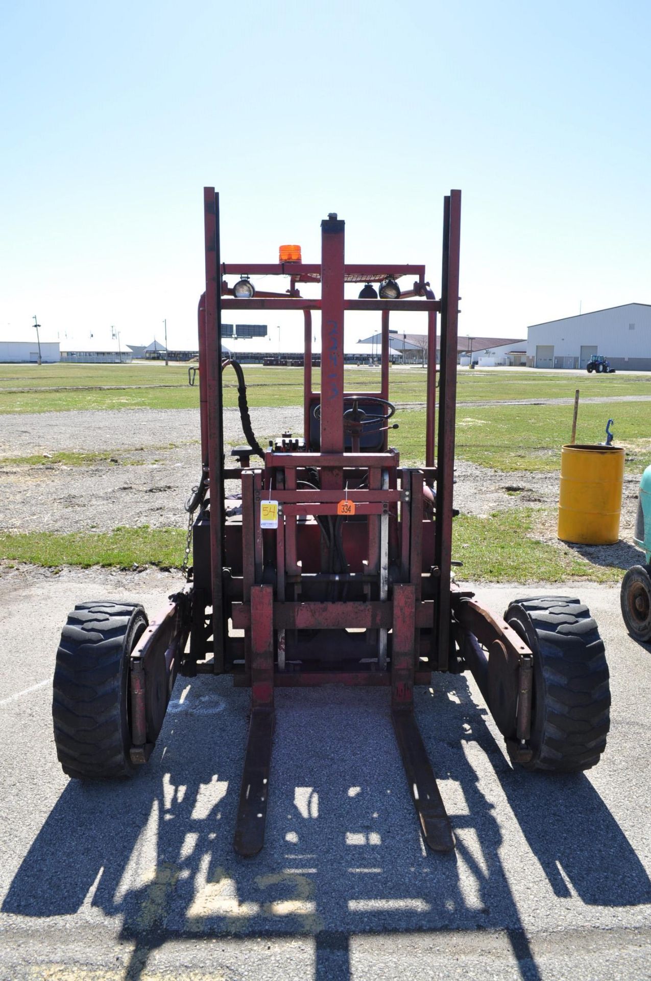 Donkey D12 All Terrain fork lift, Kubota diesel engine, 2463 hrs, SN 4320IKGS45 - Image 6 of 8