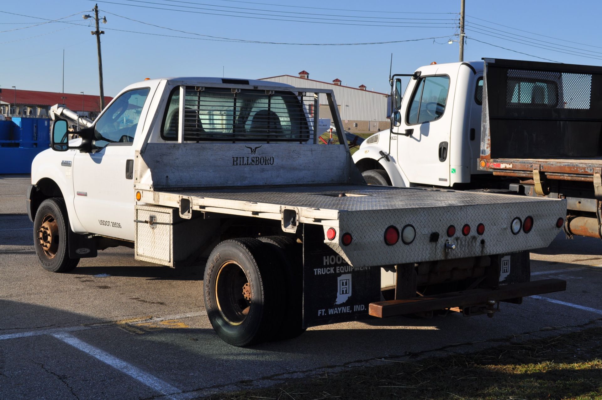 2007 Ford F-350 regular cab pickup, DRW, alum flatbed, Diesel, auto, 163,650 miles - Image 2 of 11