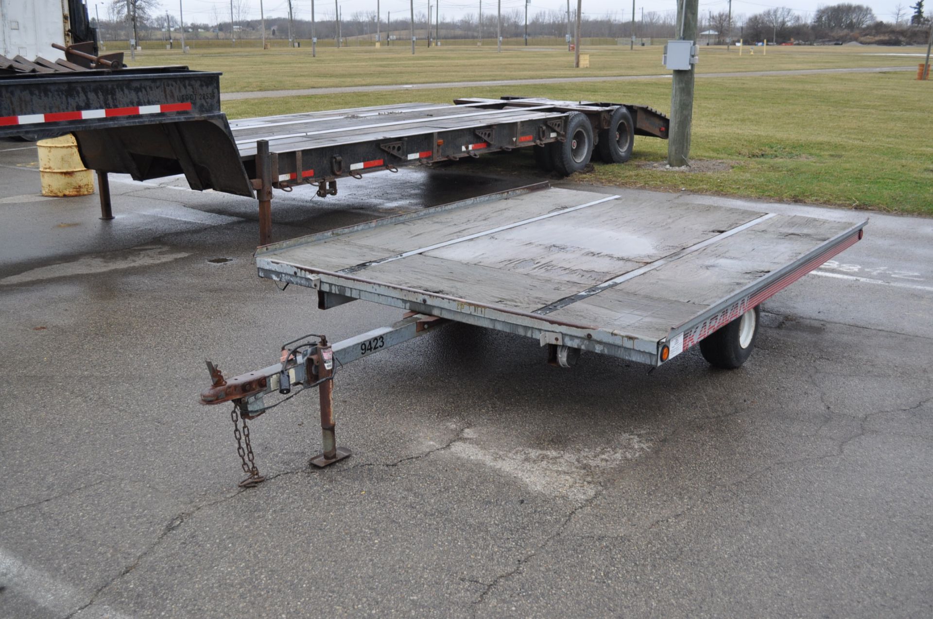 1994 2 place snow mobile trailer