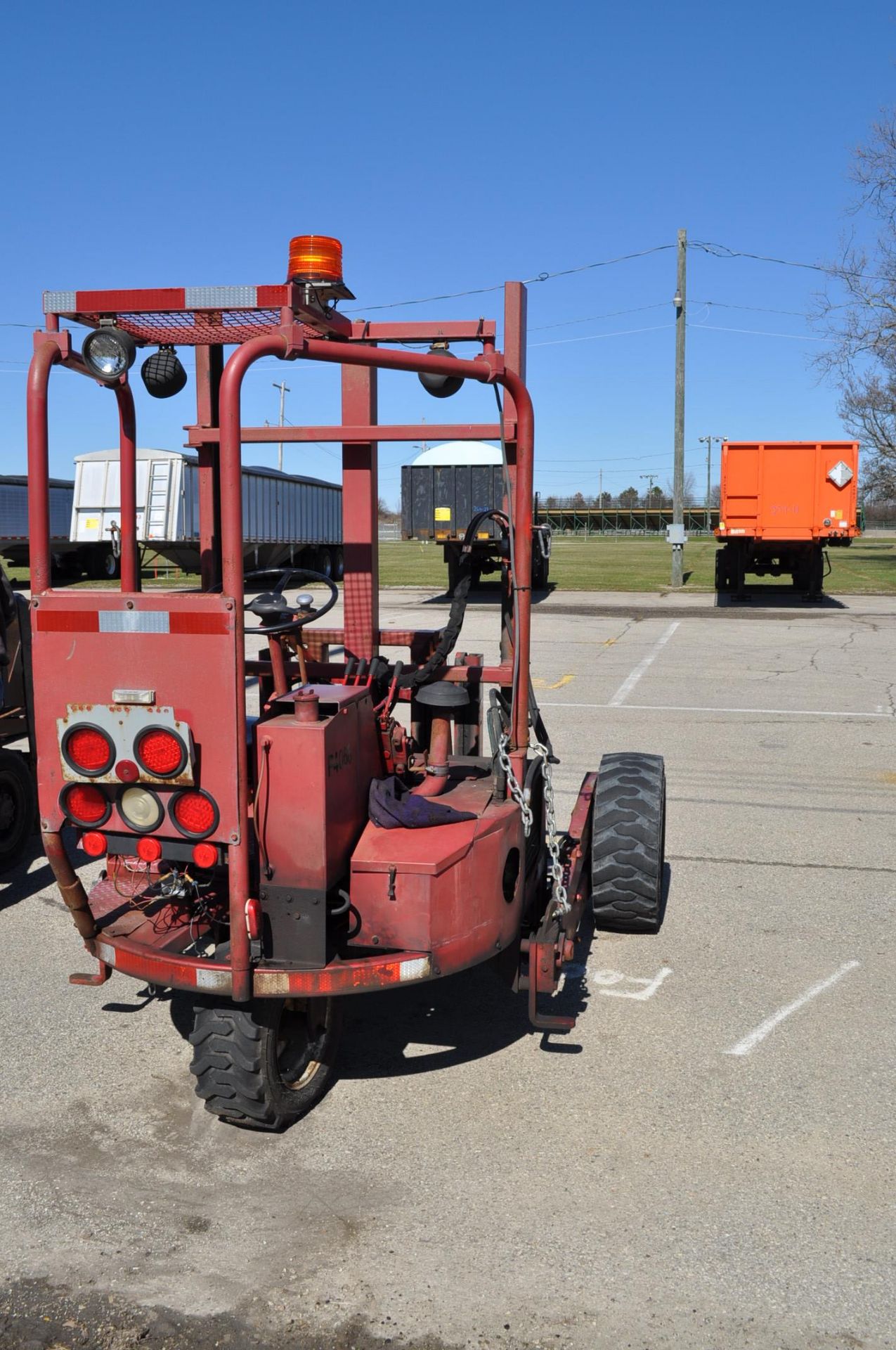 Donkey D12 All Terrain fork lift, Kubota diesel engine, 2463 hrs, SN 4320IKGS45 - Image 3 of 8