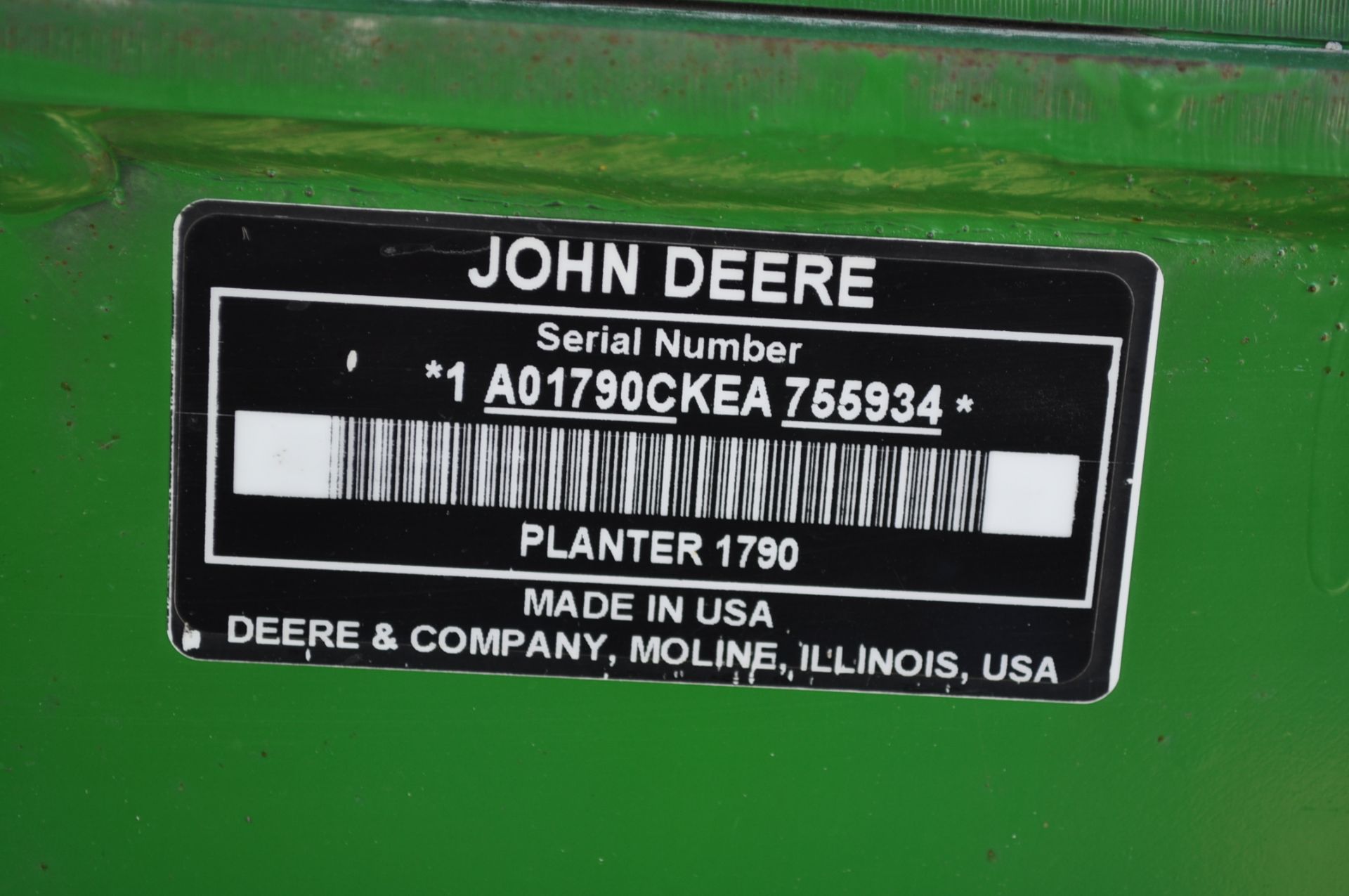 2014 John Deere 1790 planter, 16/32, no-till, CCS, pneumatic down pressure, 2 pt, marker - Image 5 of 11