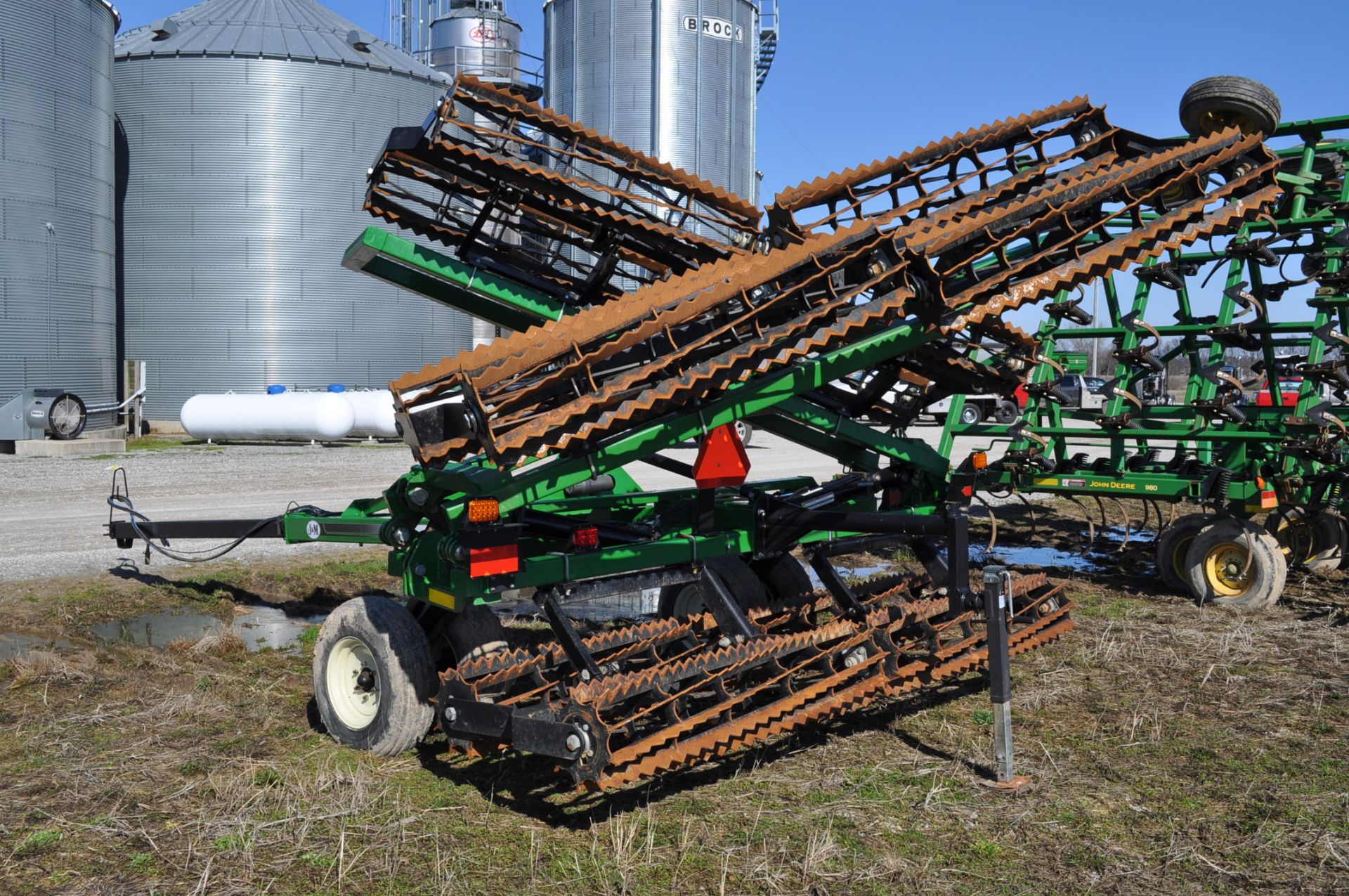 34’ J & M TF 212 torsion flex rolling double basket - Image 2 of 7