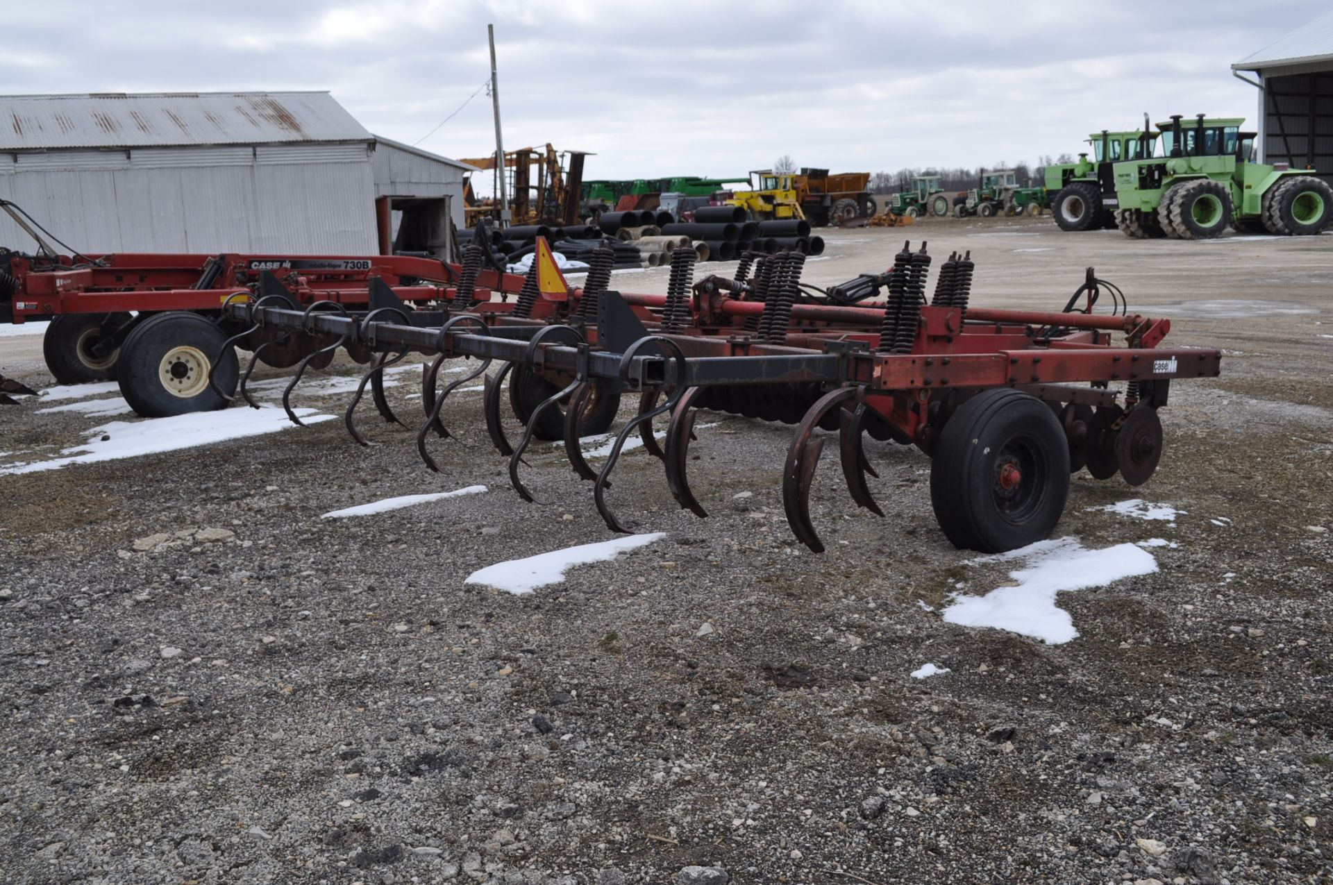 Case IH 6500 disc chisel, 11 shank, rear leveler - Image 4 of 9