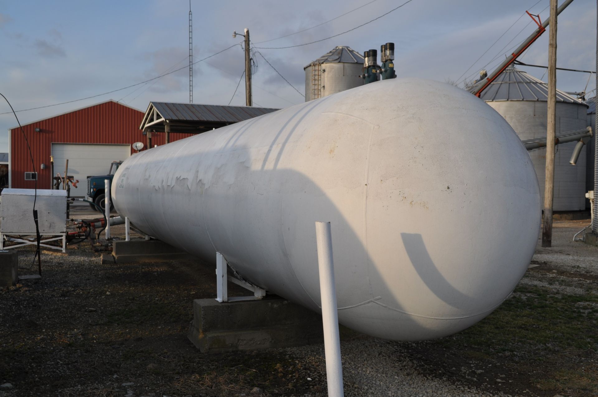 12,000 gal horizontal NH3 storage tank, Current state inspection, sells with Vapor pump, 30 day - Image 6 of 10