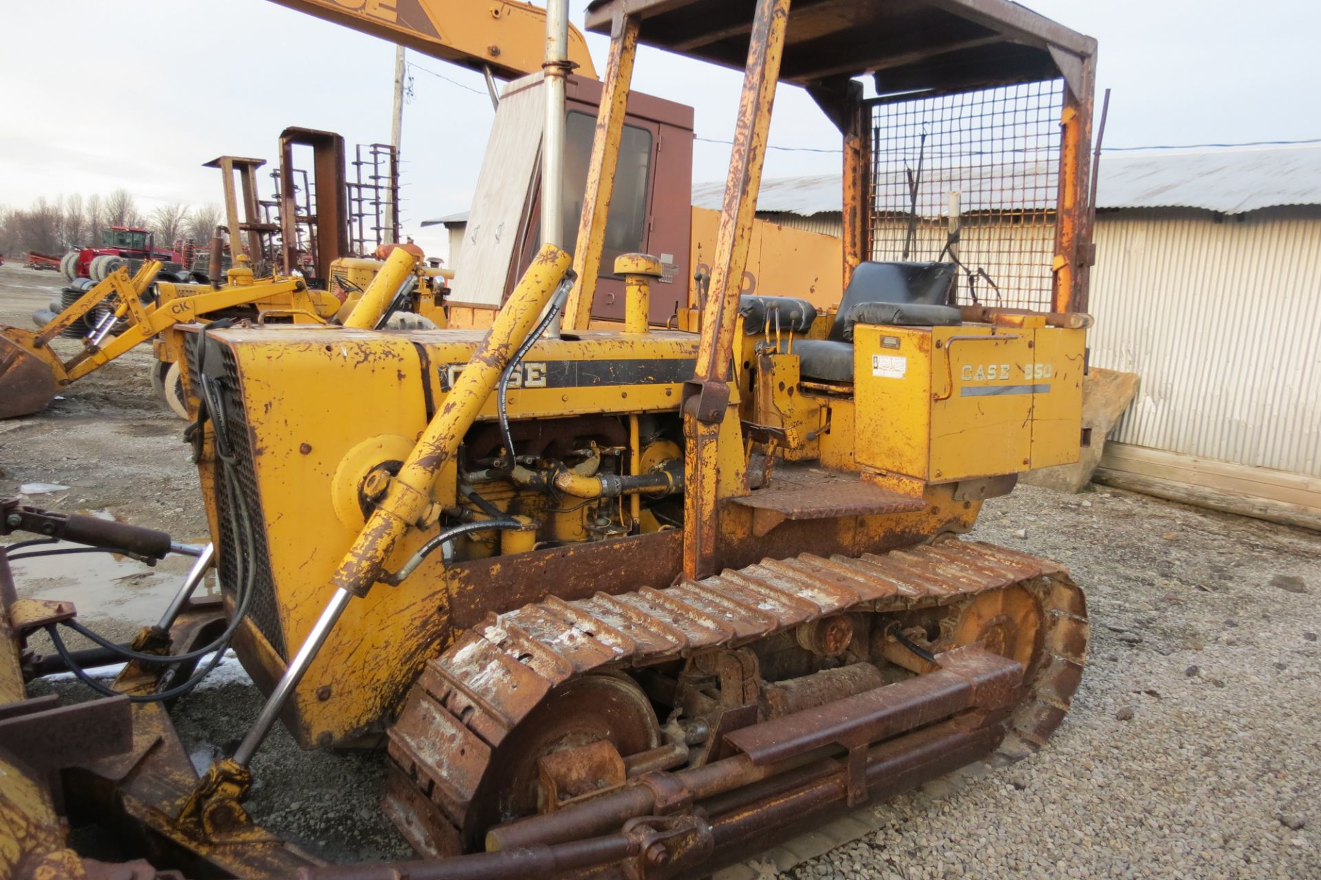 Case 850 dozer, 5403 hrs, 9’ 6 way blade, 16” tracks, SN 7073121 - Image 3 of 16