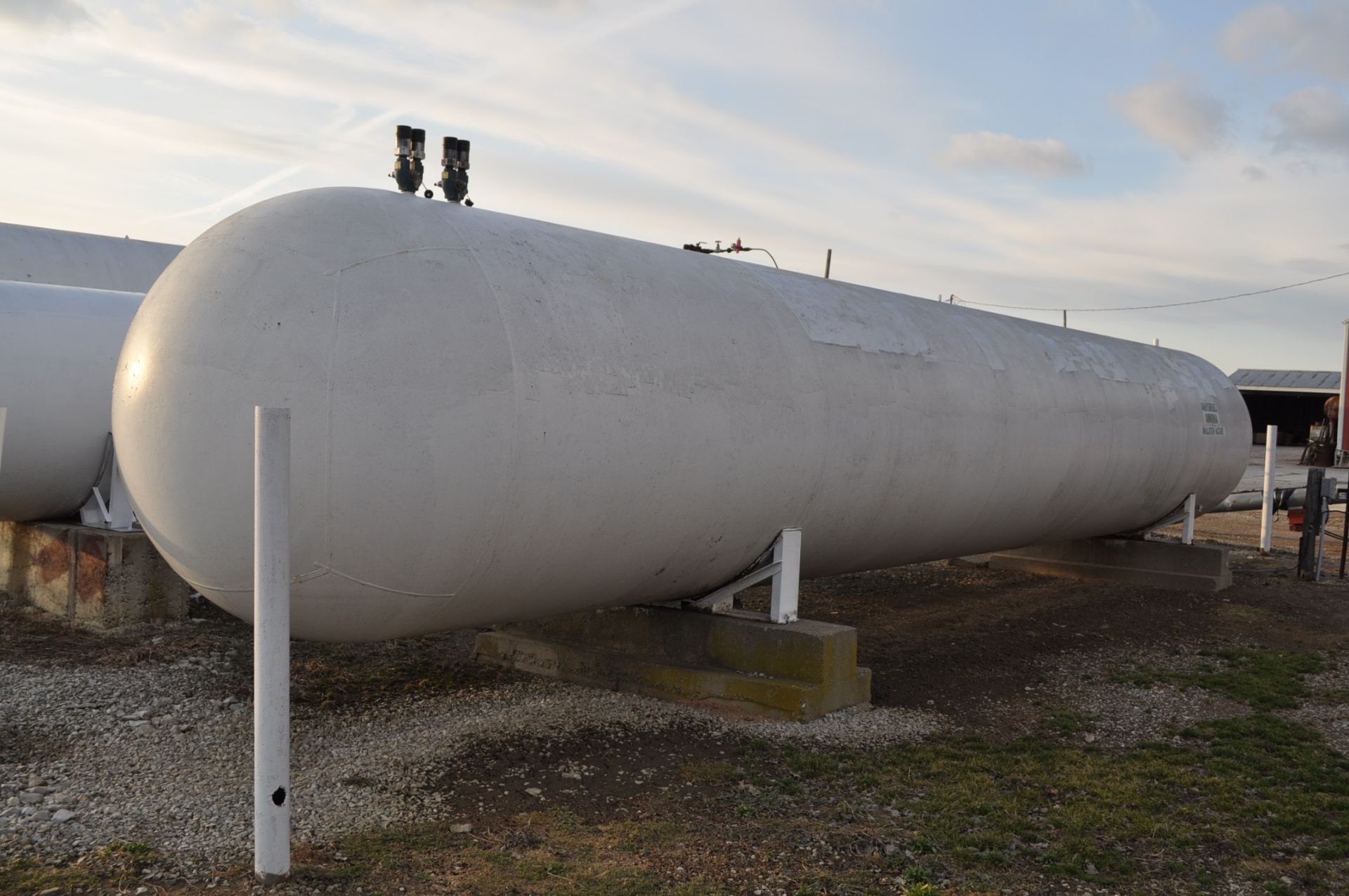 12,000 gal horizontal NH3 storage tank, Current state inspection, sells with Vapor pump, 30 day - Image 5 of 10