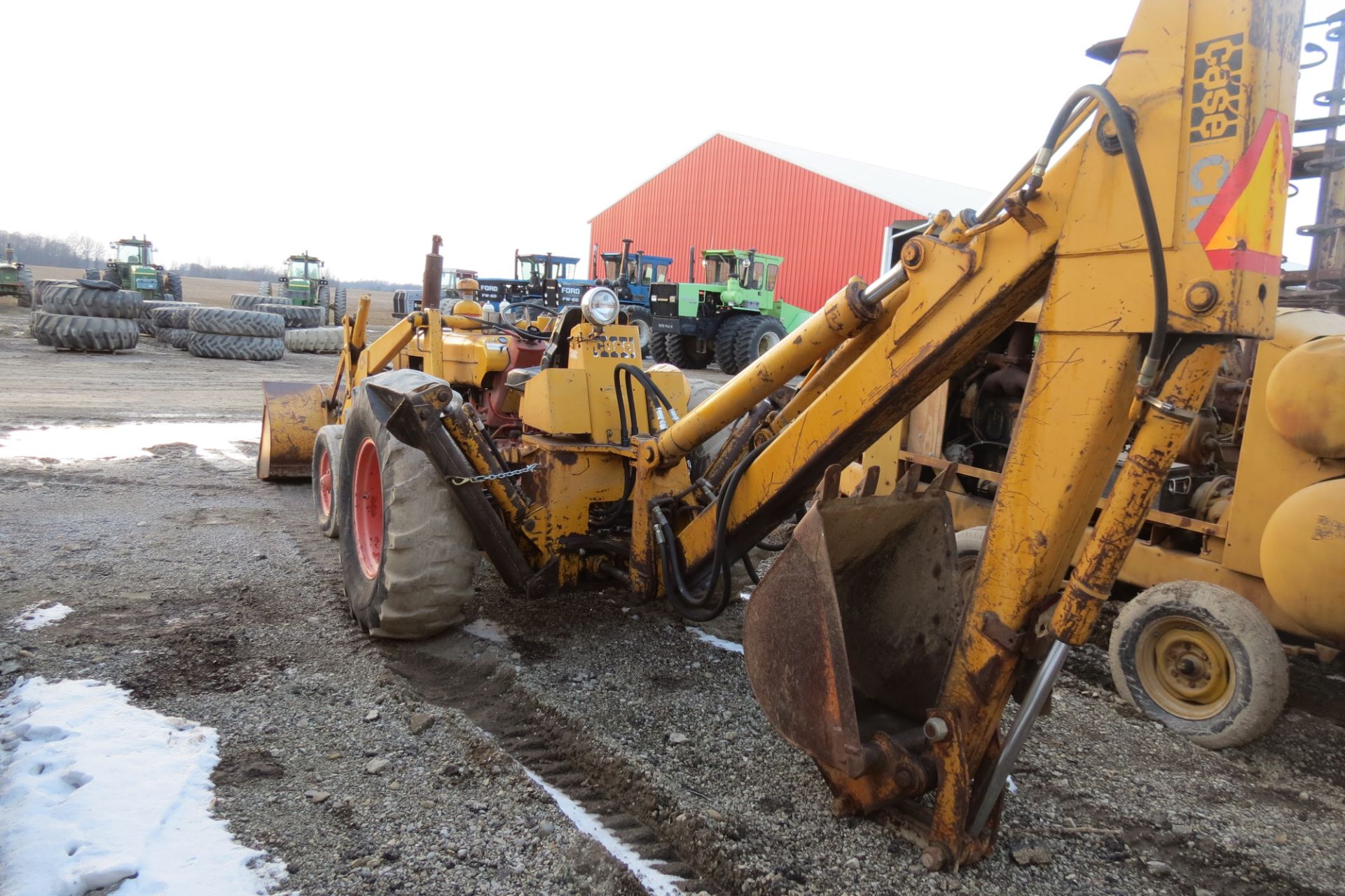 Case 580 construction king backhoe, shows 1955 hrs, rebuilt engine, SN 8665894 - Image 6 of 15